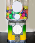 Upgrade Your Arcade Vibes With This Round Plastic Replacement Knob For Vending Machines And Party Games, white knob on gumball machine.