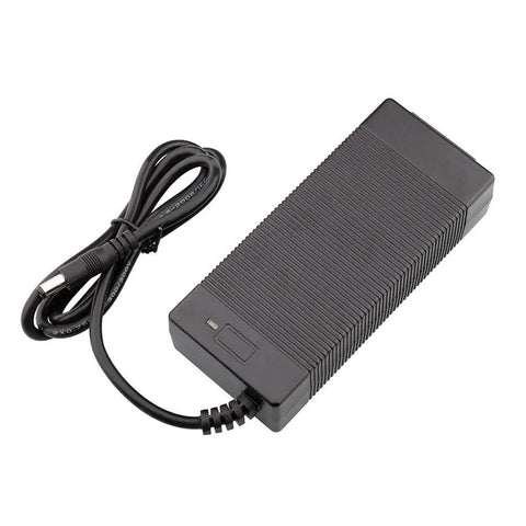54.6V 1.5A 48V Battery Charger For Lithium Ion 13S Power Supply Replacement Charge With Universal 100-240VAC Input CC CV Regulation Low Ripple Plug And Play For JetsonHaze 48V System, black charger with cord