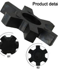 Rock Solid Urethane Insert For L-Jaw Coupling L225 Fits Lovejoy L-225 Flexible Element, black 5-inch urethane coupling insert