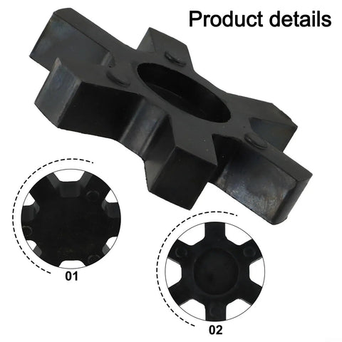 Rock Solid Urethane Insert For L-Jaw Coupling L225 Fits Lovejoy L-225 Flexible Element, black 5-inch urethane coupling insert