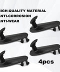 4Pcs Car Floor Mat Clips Set Non Slip Floor Carpet Clips Fixing Hooks For Toyota Lexus Cars, black anti-wear material, set of 4
