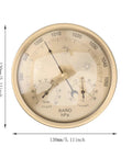 Analog dial of All In One Indoor Outdoor Barometer Thermometer Hygrometer Weather Station For Home Office And Fishing Accurate