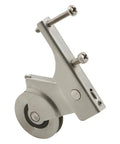 These Universal 1-1/4 Inch Sliding Screen Door Rollers Feature Adjustable Spring Loaded Arms And Heavy Duty Ball Bearings For A Smooth As Butter Glide, Two Pack Easy Repair Home Hardware Stainless steel roller with springs.