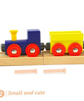Miniature Wooden T Shaped Pin Nails Set For Crafts And Woodworking 20 Pcs Great For Fine Detail Work Like Train Wheel Models Solid Wood Pins For Precise Assembly DIY Ready shown with toy train wheels.