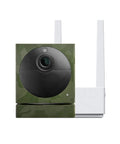 Outdoor Security Camera Starter Bundle With Base Station And One Camera 1080P HD Wire Free Indoor Outdoor Night Vision Two Way Audio Weatherproof IP65 Works With Alexa And Google Assistant Camouflage Skin