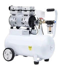 No-Fuss Oil-Free Vacuum Pump With Smart Digital Interface Compact GTX-2600V-40L Model with dual motors and clear tank.