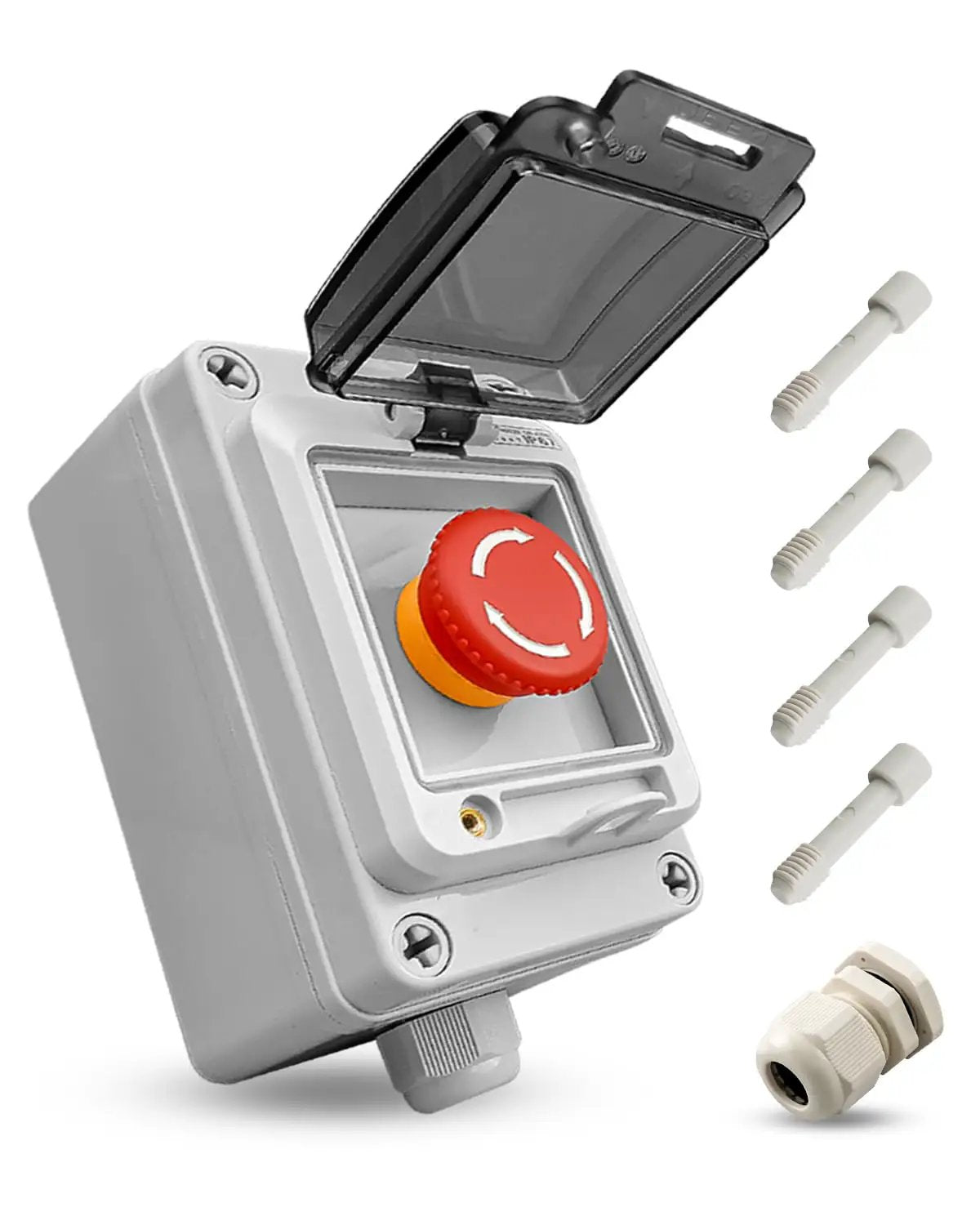 Emergency Stop Push Button Switch Box IP67 660V 10A