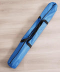 Blue carry bag for Adjustable Dog Agility Training Kit With Foldable Aluminum Obstacle Course, Height Adjustable, Easy Setup