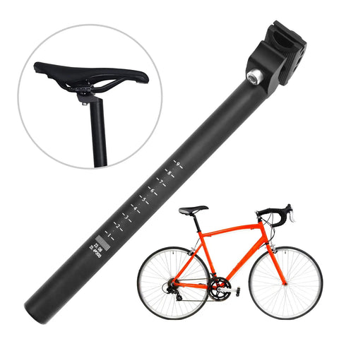 25.4mm Bicycle Seat Post With 300mm Length And Adjustable Clamp Clear Height Scale for mountain and road bikes view