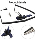 Product details of Anti Static Wrist Strap With Adjustable Grounding Cord for ESD Discharge Protection showing strap and clips.