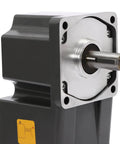 Close-up of 110V 200W Beefy Speed Reduction Motor With 90 Degree Output Adjustable Gear Ratio 45 RPM AC Gear Reduction Motor
