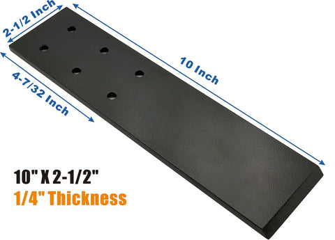 Dimensions of Three Pack Top Mount Countertop Support Brackets for Hidden Granite Quartz Marble Stone Countertops