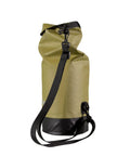 ExoDry 30L Large Drybag Waterproof With Roll Top Closure And Backpack Style Straps Thick Yet Lightweight Gear Keeper Side View