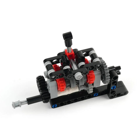 4 Speed Manual Transmission Model Kit For Hands On Learning DIY Gearbox Build Set STEM Engineering Toy With Realistic Gears And Parts For Teens And Adults Gearhead Approved Educational Tech Project, plastic gearbox model