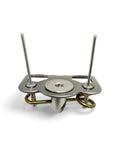 Premium Quarter Turn Quick Release Dzus Toggle Fasteners featuring heavy-duty aluminum buttons and zinc plated springs installed.