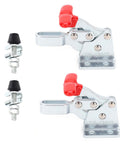 Heavy Duty Quick Release Toggle Clamp Set Elbow Fixture Hold Down Clamps For Woodworking Jigs Welding Drilling And Milling Fixtures 2 Pack