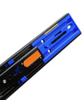 Full Extension Drawer Slides 12 Inch 35CM Extra Thick Three Section Hydraulic Soft Close Rails with quick release latch