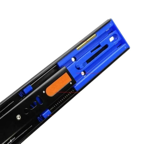 Full Extension Drawer Slides 12 Inch 35CM Extra Thick Three Section Hydraulic Soft Close Rails with quick release latch