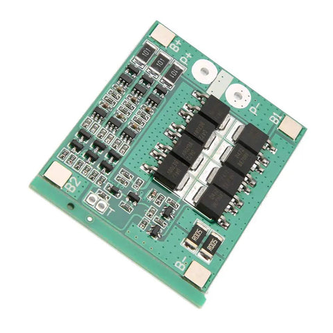 Heavy Hitter 3S 12V Lithium Battery Protection Circuit Board with components for overcharge overdischarge and cell balancing.