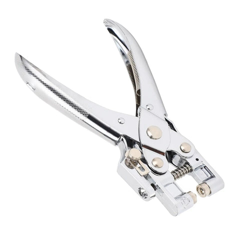 Beefy Single Hole Puncher For Paper Crafts And Office Use Handheld Punching Tool With 5mm Die Sturdy Metal Construction Rustproof And Durable