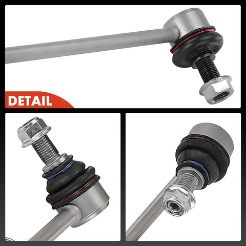 Close-up of Upgrade Your Ride With A Set Of 4 Front And Rear Sway Bar End Links Stabilizer Kit for Honda Pilot and Acura MDX.