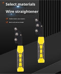 Get Your Wires Perfectly Straight With This Durable Manual Wire Straightener And Wrapping Tool. Built With Stainless Steel For Consistent Durability, It Offers Clean Alignment To Improve Performance. Save Time And Achieve Professional-Grade Results With.