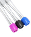 Precision Triangular Tip Watch Repair Screwdriver Set For 3235 Movements, colored handle tops, stainless steel shafts