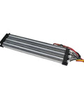 Heavy Duty Ptc Ceramic Industrial Air Heater 220V 2500W with metallic heatsink design for garages and workshops.