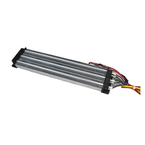 Heavy Duty Ptc Ceramic Industrial Air Heater 220V 2500W with metallic heatsink design for garages and workshops.