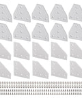 2020 Series Aluminum Corner Bracket Kit With L And T Shape Joint Plates For 20x20mm Extrusion, screws, T nuts, and wrench displayed