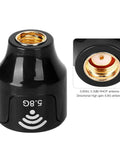 High Gain 3dBi LHCP 5.8GHz RC Antenna Black With Inner Hole For FPV Racing Drones, Easy Install, Anti Crash Design