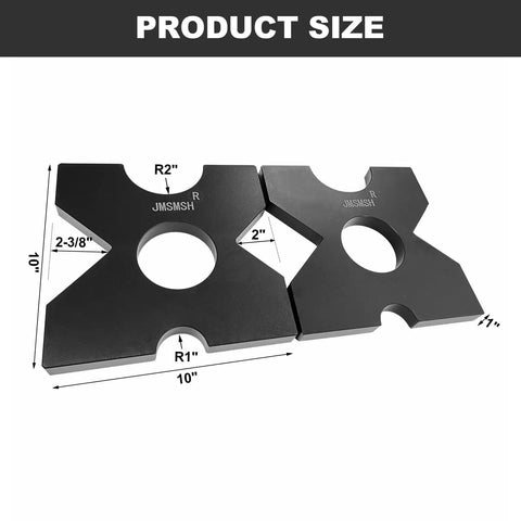 Heavy Duty H Frame Arbor Set With Zero Flex Steel Shop Press Bed Plates And Parallel Squares And One X Ten X Ten Inch Precision Workhorse For Top Shelf Shop Projects And Hard Core Rigs