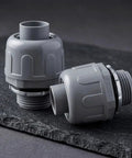 Rock Solid 1/2 Inch NPT Liquid Tight Connector 180 Degree Conduit Elbow Pack Of 2 Heavy Duty Electrical Fitting for flexible conduit.