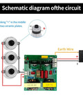 Schematic circuit diagram for 40KHz Ultrasonic Transducer Kit For PCB Cleaning, Pro Grade 150W 100W 50W Driver