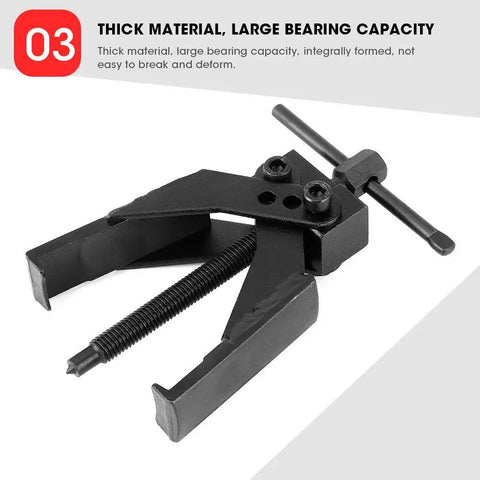 Beefy 2 Claw Bearing Separator Kit With Puller For Auto Repair Heavy Duty Bearing Removal Tool featuring large black screw rod