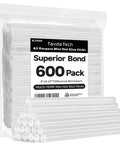 Clear pack of 600 mini hot glue sticks 4 inch 0.27 inch diameter for most mini glue guns, strong bond, multipurpose use
