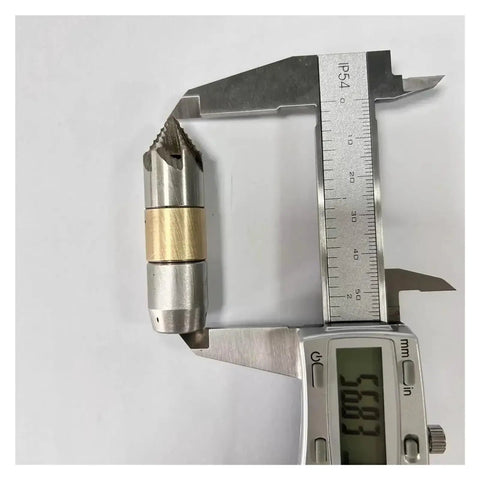 Stainless Steel Roots Cut Rotating Nozzle For Sewer Pipe Drain Cleaning, 30 LPM Flow, Multi Directional Water Outlets Sweep Inner Pipe Walls To Thoroughly Wash Away Debris And Break Up Blockages, 50 mm measured