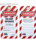 Lockout Tagout Tags Pack Of 30 Laminated And Weatherproof Red Do Not Operate Signs For Out Of Order Equipment Safe Lockout