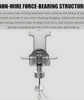 Heavy Duty Electric Chandelier Lift Kit With Remote Controls For Huge Pendant Lights Holds 88 Lbs Capacity showcasing non-wire force-bearing structure.