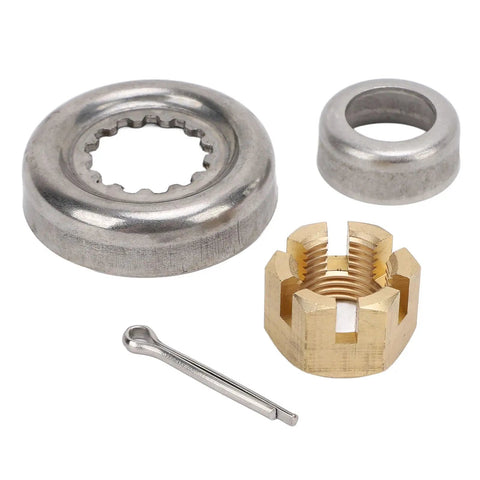 Marine Propeller Nut Kit For Outboard Engine Heavy Duty Metal Proof Installation Hardware Set With 66T W4599 00 Compatibility And Replacement Nuts For Quick No Nonsense Prop Nut Replacement And A Solid Secure Boat Fit