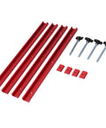Aluminum T Track 15.75 Inch With Pre Drilled Mounting Holes Double Cut Profile Universal T Slot Rail For Woodworking Jigs And Fixtures