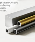 Various color options for the Stainless Steel No-Slip Pivoting Double-Post Toilet Paper Holder Wall Mount Dispenser For Mega Jumbo Rolls Perfect For Home And Commercial Bathrooms For High-Traffic Restrooms And Busy Environments, showcasing high-quality 304 stainless steel tubes