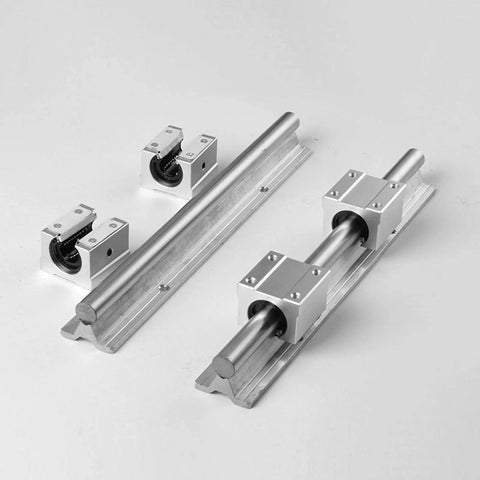 Dope 20mm Linear Rail Kit With 2 Rails And 4 SBR20UU Blocks For CNC Engraving 3D Printing And Small Motion Machines Fully Supported Stainless Steel Guide Rail For Precision Cutting And Long Travel 1200mm And 1500mm, two rails and four blocks