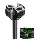 Beefy Spoilboard Surfacing Router Bit With One Quarter Inch Shank And One Inch Cutting Diameter, Four Wing Precision Flattening Bit For Woodworking, Slab Surfacing, Planing And High Speed Material Removal.