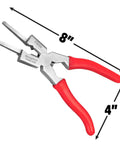 8 Inch MIG Welding Pliers That Are A Real Handy Workhorse With Nozzle Cleaner Rounded Hammer Face Tempered Wire Cutter PM08