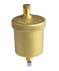 Hydro Master automatic air vent valve, brass, 1/8 in, front view