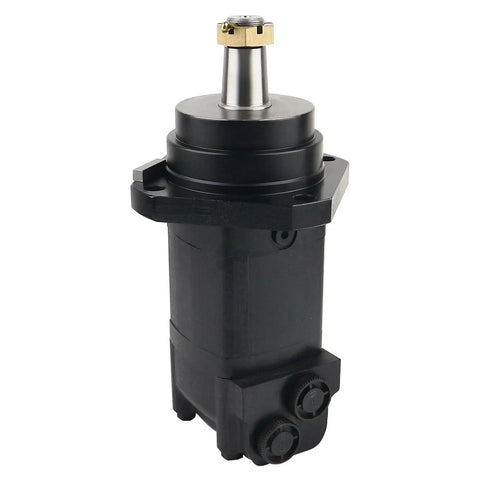 Heavy Duty Drop Dead Built Hydraulic Drive Motor For Bobcat Mt52 Mt55 Mt85 Loader, black steel motor with brass fitting