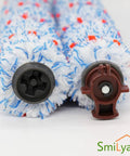 CrossWave Replacement Parts Bundle 3 Pack Multi Surface Brush Rolls showing end connectors