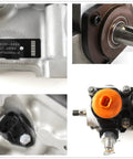 Close-up view of Heavy Duty Fuel Injection Pump For Isuzu 6Wf1 6Wg1 6Uz1 Diesel Engine with part numbers.
