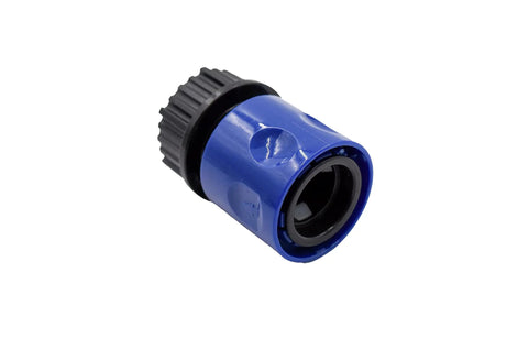Quick Connect Garden Hose Adapter Three Quarter Inch With Integrated Filter Aluminum BSP Threading For Easy Snap On Setup And Reliable Water Flow